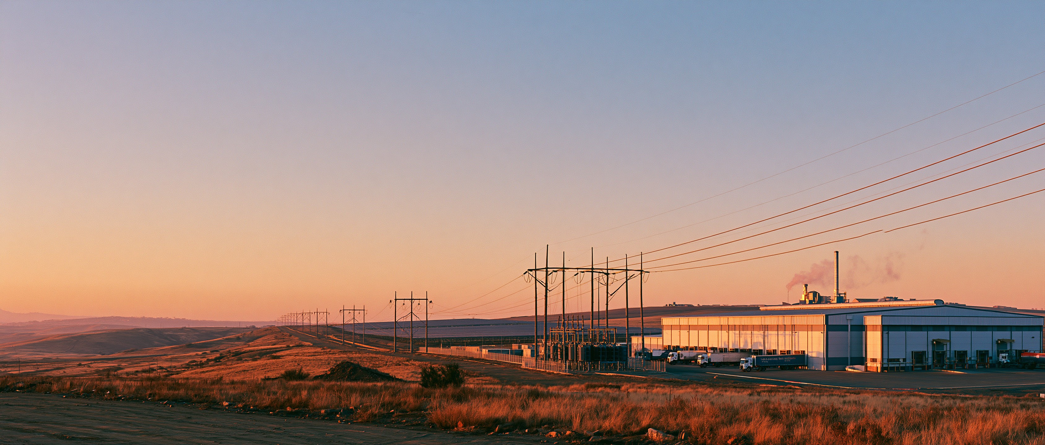 Industrial solar installation